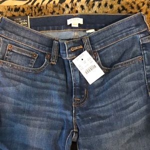 NWT. Jcrew skinny stretch jeans size 24x26